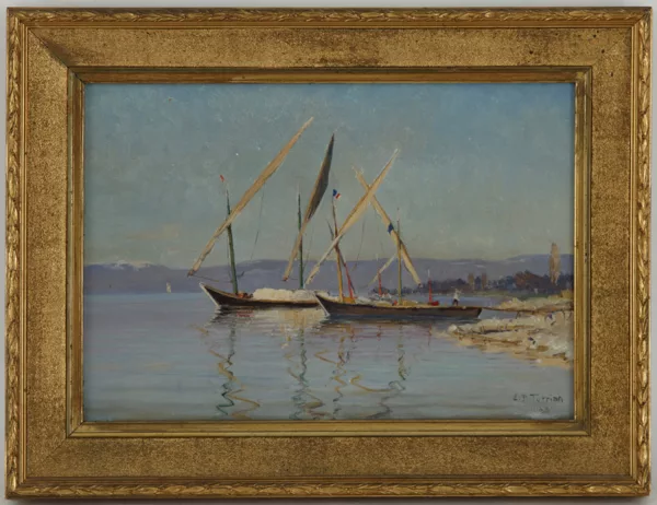 Emile David Turrian — Emile David Turrian (1869-1906), \Le lac