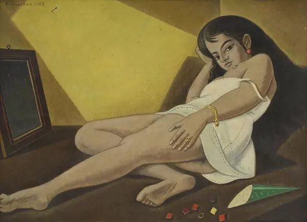 Jeune fille à la surprise