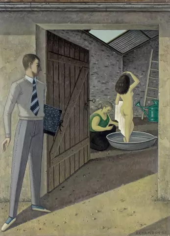 Le bain du samedi, 1957