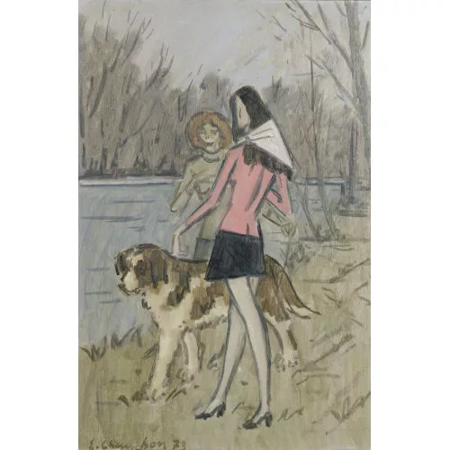 Émile François Chambon — "La promenade de Caro".