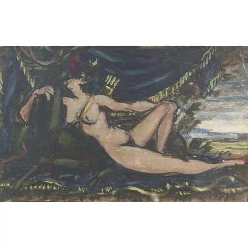 Émile François Chambon — "Diane au Cerf".