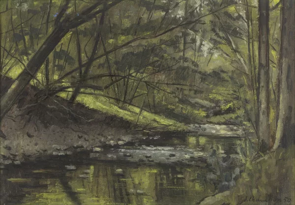 Émile François Chambon — Ruisseau dans les bois