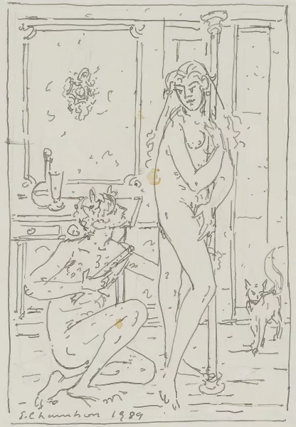 Émile François Chambon — Faune curieux