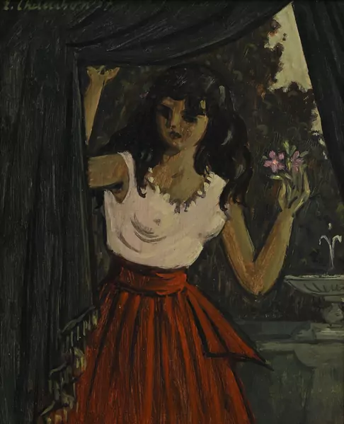 Jeune fille aux fleurs