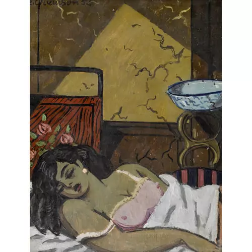 Femme couchée