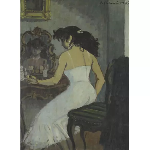 Femme à sa toilette