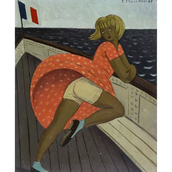 "Le coup de vent (sur le lac)"