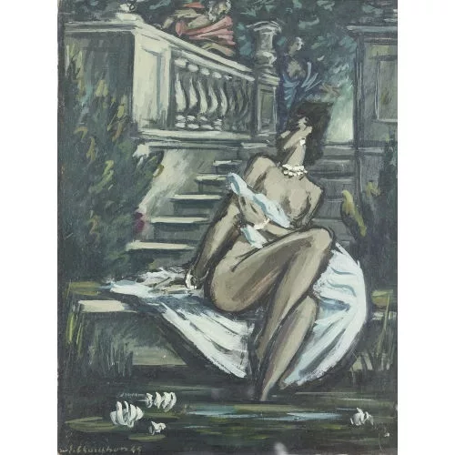 Émile François Chambon — Susanna im Bade.