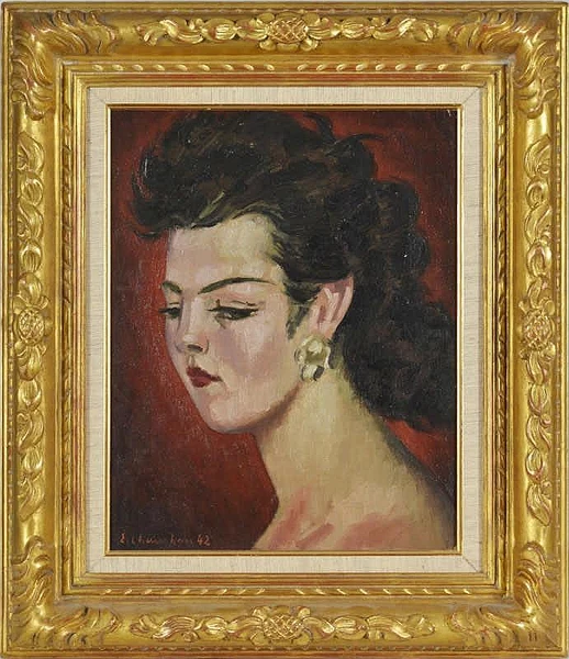 emile francois chambon — Portrait de "Ludmilla Barta