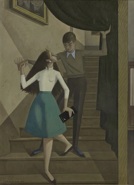 Émile François Chambon — L’escalier, boulevard de la Cluse 107, 1964