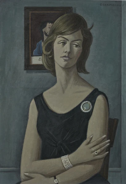 Émile François Chambon — Portrait d'une jeune femme, 1967