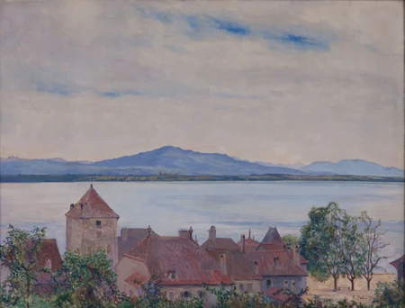Village vaudois au bord du Léman