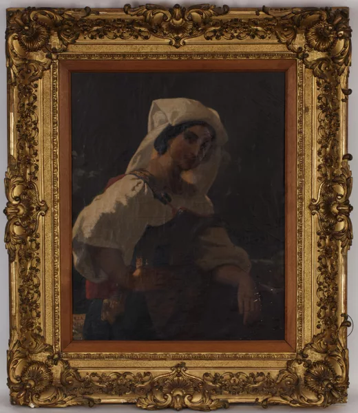 Erica Lagier — Erica Lagier (1830-), Portrait d'une Napolitaine,