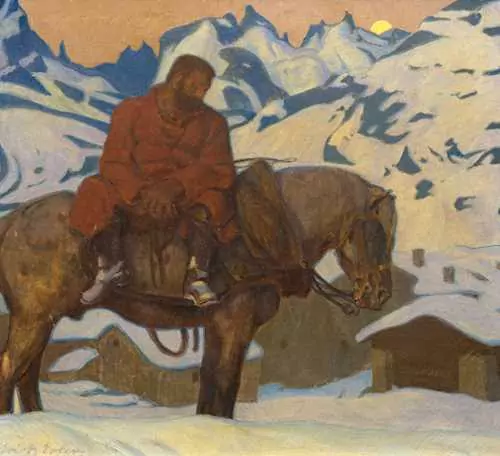 ERICH ERLER — Reiter im Engadin. — Koller Auktionen