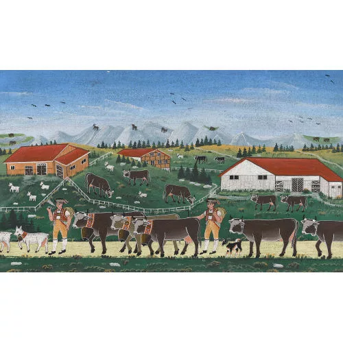 Erich Staub — Appenzeller Alpaufzug.
