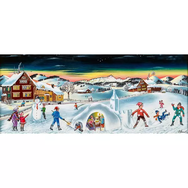 Schneetreiben im Appenzell
