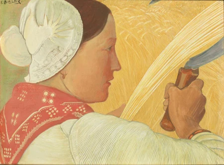 La Moissonneuse, um 1923/24