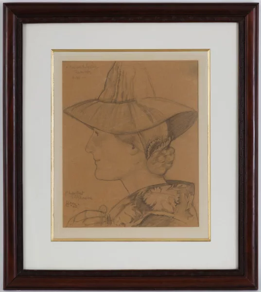 Ernest Biéler — Portrait d'Alphonsine