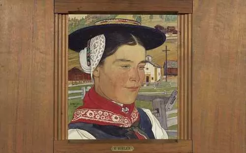 ERNEST BIÉLER — Portrait einer Walliserin. 1911. — Koller Auktionen
