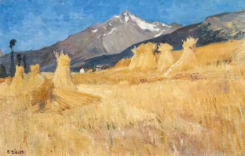 ERNEST BIÉLER — Les moyettes. Haute de Cry. Um 1900. — Koller Auktionen