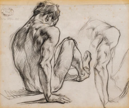 Etude d'homme nu, 1884/85