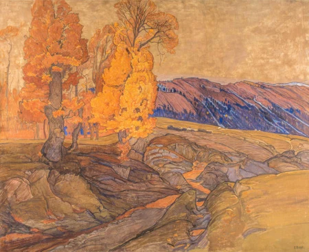 Paysage automnal saviésan, 1912