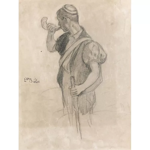 Ernest Biéler — Senn mit Horn.