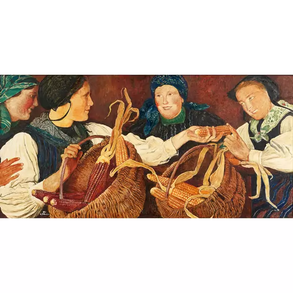 Savièsannes aux épis de maïs