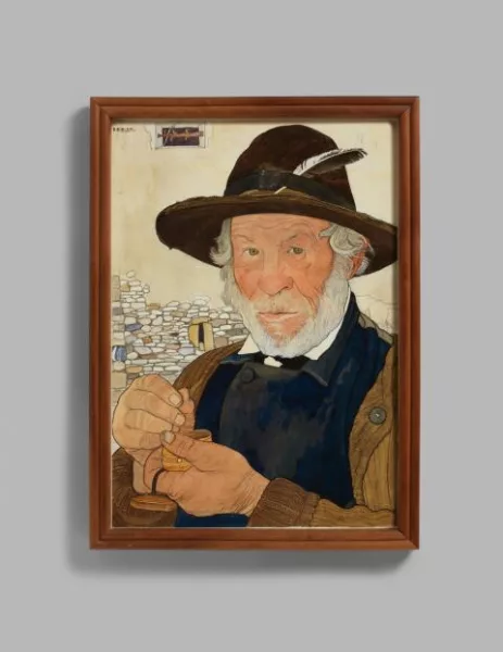 Ernest Biéler — Le Marguillier (L'Homme à la tabatière)