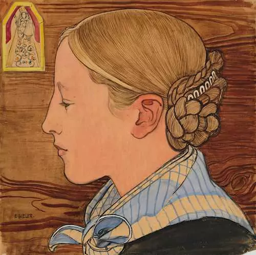 ERNEST BIELER — Jeune Saviésanne. — Koller Auktionen