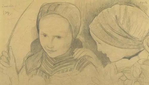 ERNEST BIÉLER — Zwei Mädchen (Innocente und Anita). — Koller Auktionen