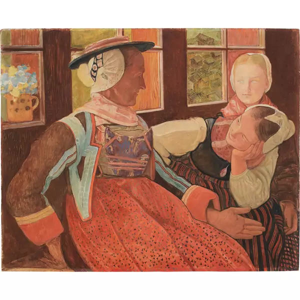 Ernest Biéler — La Groucha, Les Haudères — Galerie Kornfeld