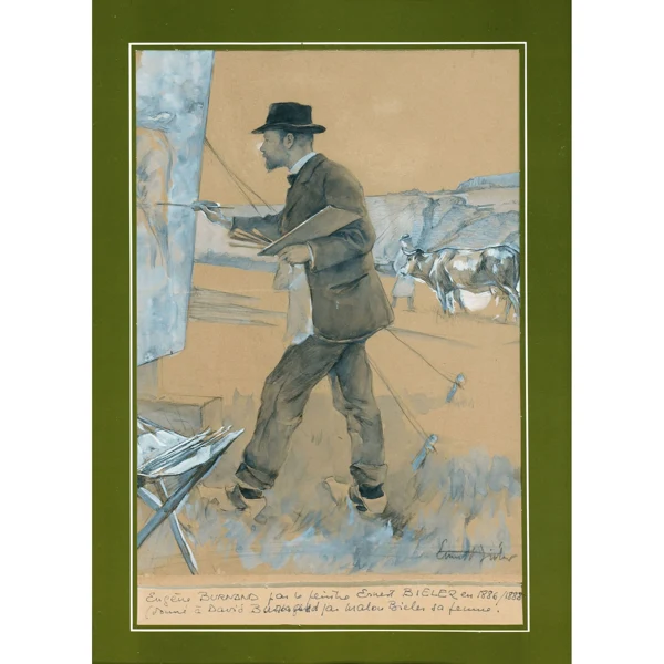 Ernest Biéler — PORTRAIT EUGÈNE BURNAND