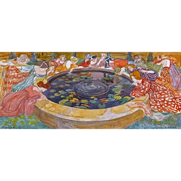 Ernest Biéler — ESQUISSE POUR L'EAU MYSTÉRIEUSE SKETCH FOR MYSTERIOUS WATERS