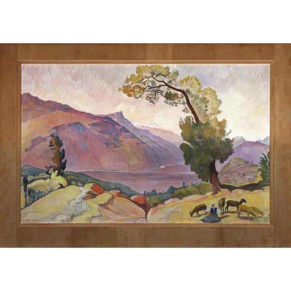 Ernest Biéler — PAYSAGE DE SAVIÈSE, 1944 LANDSCAPE OF SAVIÈSE, 1944
