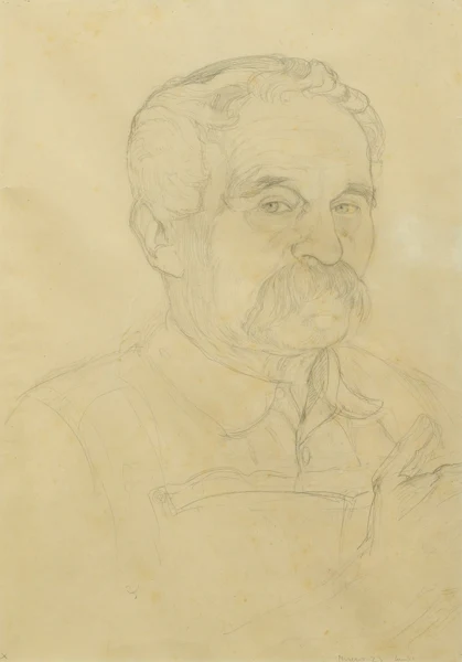 Ernest Biéler — Étude pour le portrait du Professor César Roux
