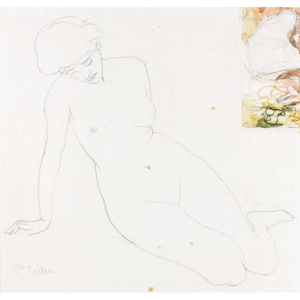 Ernest Biéler — NU DE FEMME FEMALE NUDE