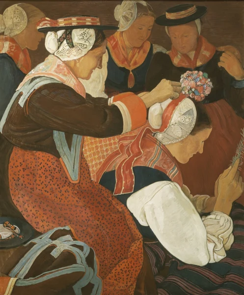 Ernest Biéler — La mariée, 1924