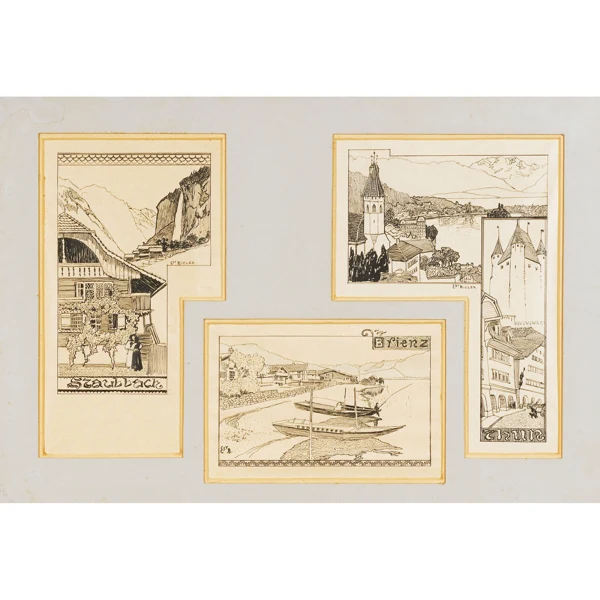 Ernest Biéler — DIFFERENTES VUES SUISSES VARIOUS SWISS VIEWS