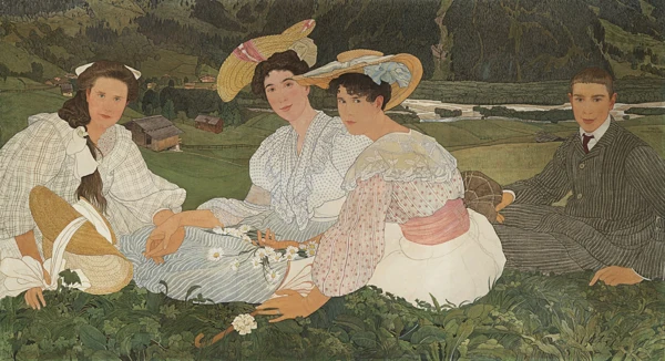 Ernest Biéler — Portraits à Grindelwald, 1906