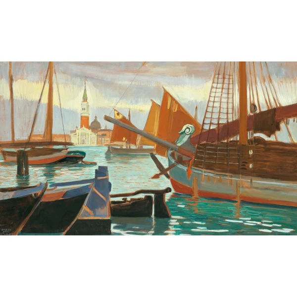 Ernest Biéler — PORT DE VENISE, 1930 PORT OF VENICE, 1930