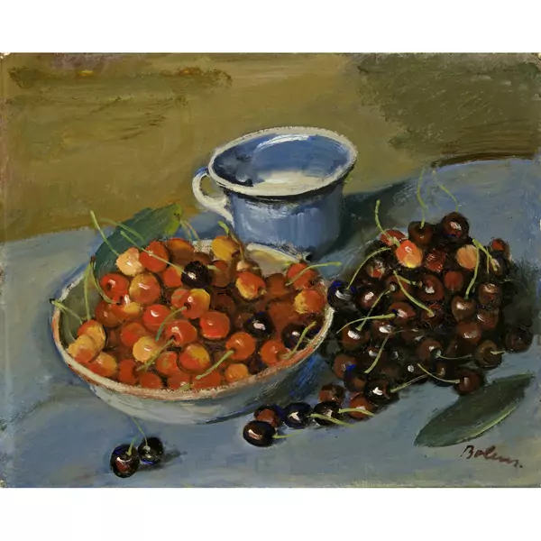Ernest Bolens — Rote und schwarze Kirschen — Galerie Kornfeld