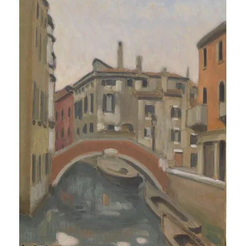 Ernest Hiram Brülhart — "Canal à Venise".