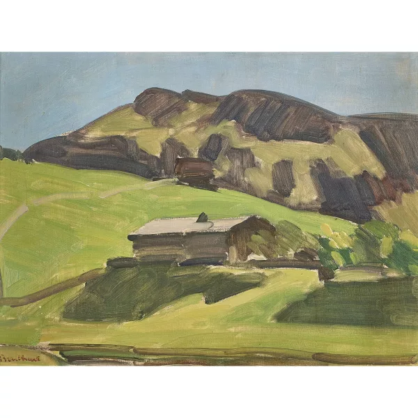 Ernest Hiram Brülhart — Sommerliche Alplandschaft.