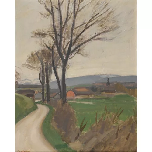 Ernest Hiram Brülhart — Ländliche Wegpartie.