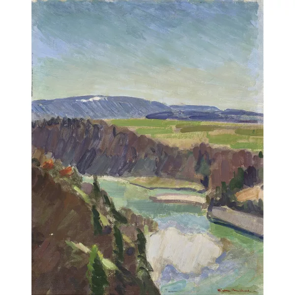Ernest Hiram Brülhart — Aarelandschaft.