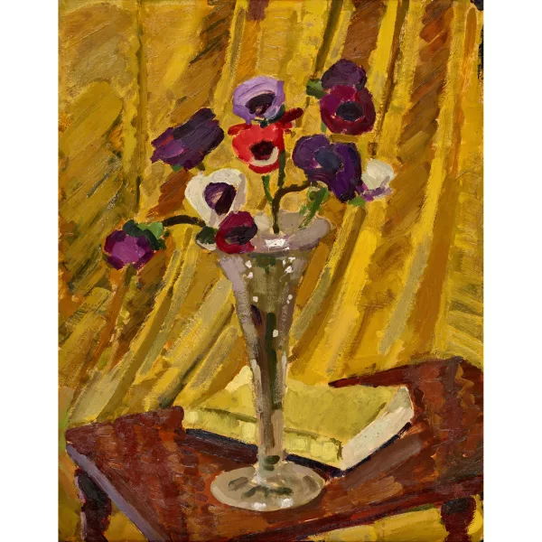 Ernest Hiram Brülhart — Nature morte aux anémones.