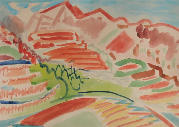 Ernest Max Musfeld — Landschaft, 1953