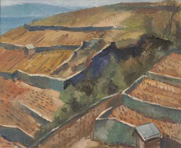Ernest PIZZOTTI (1905-1984), "Le Lavaux", huile — DognyAuction