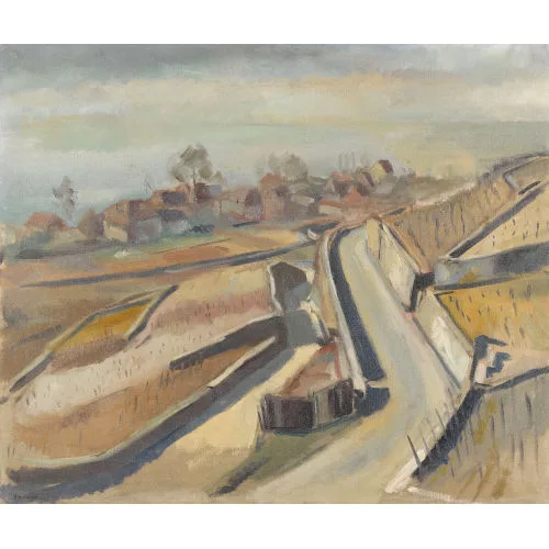 Ernest Pizzotti — Herbstliche Weinberge im Lavaux.